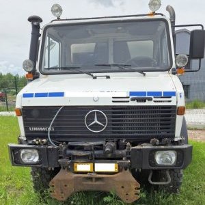 foto Unimog 1400 zamiatarka 2.5m3 Schmidt komunal MB 4x4 Mercedes