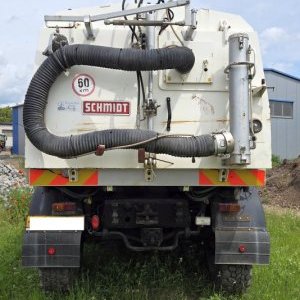 foto Unimog 1400 zamiatarka 2.5m3 Schmidt komunal MB 4x4 Mercedes