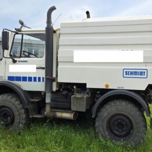 foto Unimog 1400 zamiatarka 2.5m3 Schmidt komunal MB 4x4 Mercedes