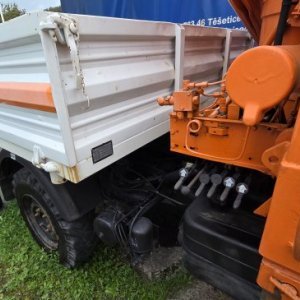 foto 4x4 UNIMOG wywrotka+ 12m! HDS komunal 7.4t Mercedes